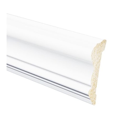 Inteplast Building Products 8'WHT ChairRail Molding 52970800032